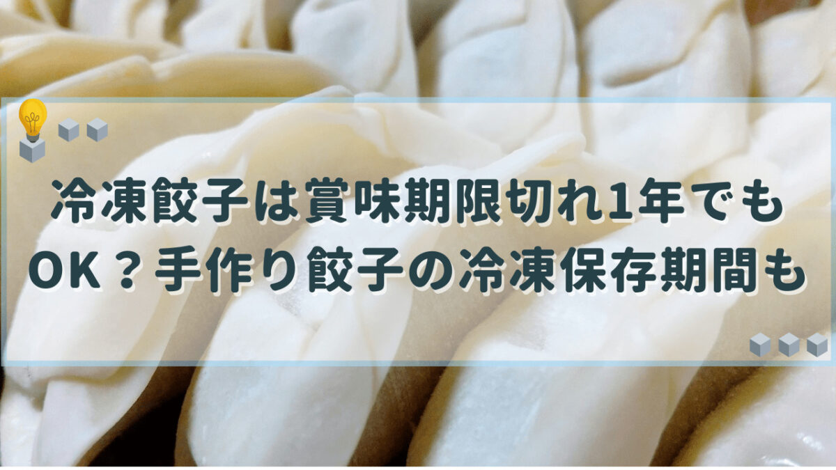 冷凍餃子　賞味期限切れ