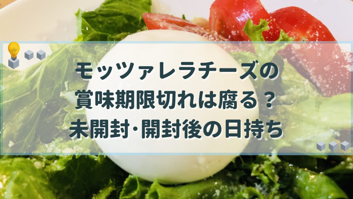 モッツァレラチーズ 賞味期限