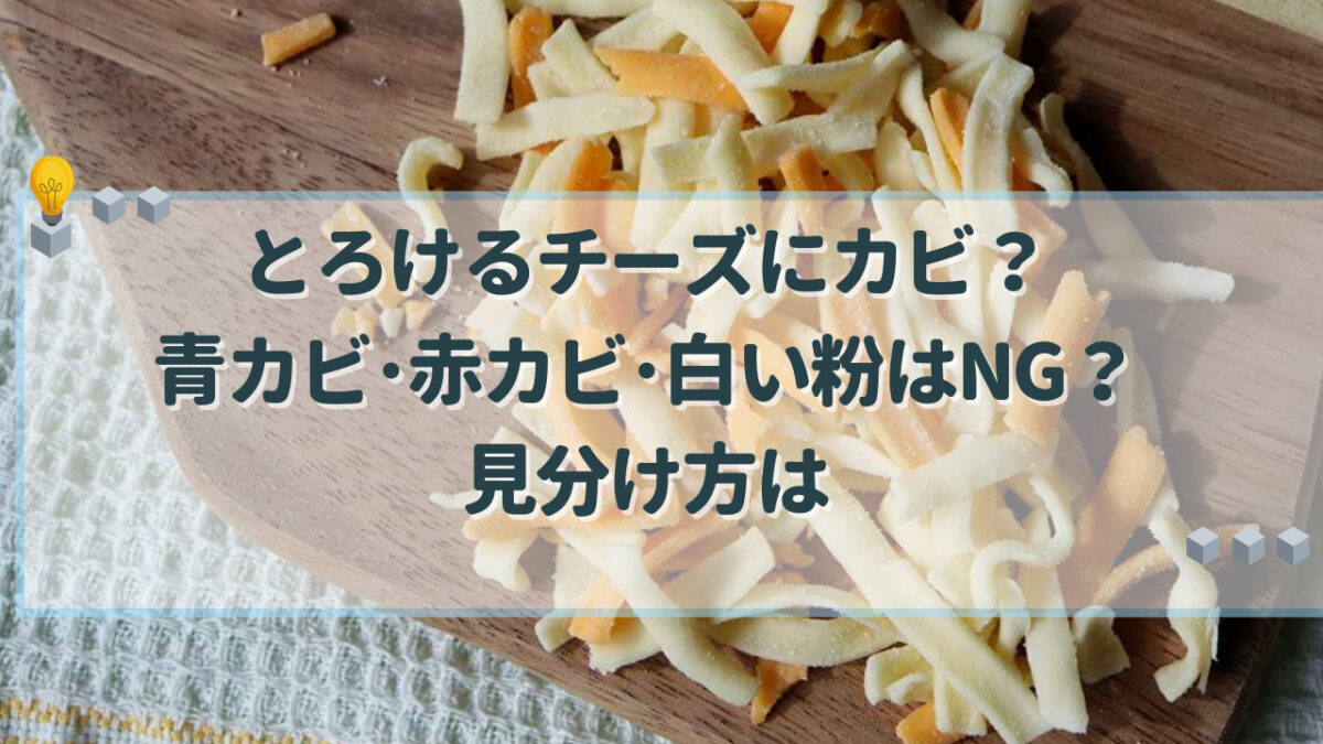 とろけるチーズ カビ